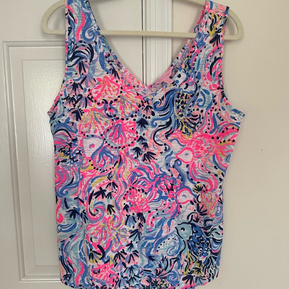 Lilly Pulitzer Gigi Tank Top, Size XL